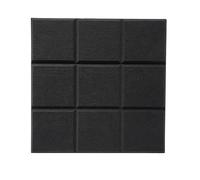 4 pezzi di piastrelle autoadesive in feltro, bacheche for appunti, ufficio e casa(Black)