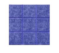 4 pezzi di piastrelle autoadesive in feltro, bacheche for appunti, ufficio e casa(Dark blue)