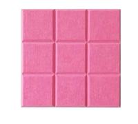 4 pezzi di piastrelle autoadesive in feltro, bacheche for appunti, ufficio e casa(Pink)