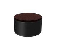 4 pezzi di piedini for mobili in metallo, gambe, rialzi for letto, cuscinetti di rialzo quadrati e rotondi, sedie, scrivania, divano, protezione for pavimento. per mobili(Round-black-30mm)