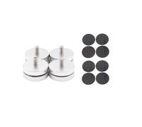 4 Pezzi di Piedini In Lega di Alluminio M8 da 45 mm per Amplificatore Audio, CD, DAC, Altoparlante, Ammortizzatori per Bassi, Piedini Ad Alta Fedeltà