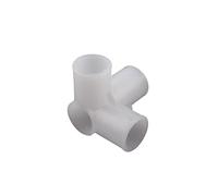4 pezzi di plastica diametro interno 12 mm 16 mm 20 mm 25 mm PE connettore a T giunto a quattro vie(4 Way Connector,Inner Diameter 20mm)