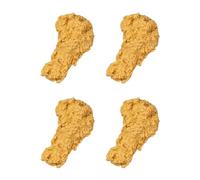 4 pezzi di pollo fritto gambe di simulazione giocattolo decorazioni cucina artigianato finestra modello puntelli cibo falso pollo fritto modello