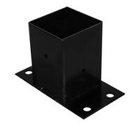 4 pezzi di protezione for base supporto for ringhiera for cassetta postale for impieghi gravosi, quadrata ricambio for piedini livellamento for in legno per Pali Legno