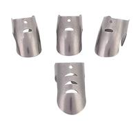 4 Pezzi di Protezione per le Dita in Acciaio Inossidabile per Tagliare, Strumento di Cottura per Protezione per le Dita per Evitare di Ferirsi Quando Si Affetta e Si Taglia