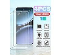 4 pezzi di protezione per lo schermo in vetro temperato cristallino, compatibile con Samsung Galaxy S26 S25 S24 / 17 16 / / Honor / Mi 15T / Poco / Note 15, copertura completa dello schermo, durezza 9