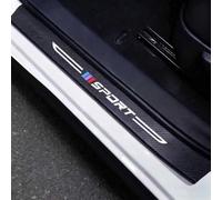 4 Pezzi di Protezioni per la soglia della portiera dell'auto per Dodge Durango 2014-2020 Adesivo in Fibra di Carbonio per Il Gradino Interno/Esterno dell'auto.