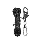 4 pezzi di regolatori autobloccanti for funi antivento senza nodi for tenditori for funi allentate con un solo clic da campeggio a baldacchino della tenda(Black,S)