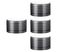 4 pezzi di rialzi regolabili per mobili, antiscivolo, in metallo, per