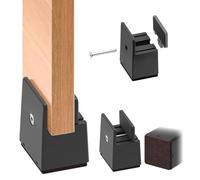 4 pezzi di rialzo per mobili da 5 cm, rialzo per tavolo allargato per larghezza da 10-50 mm, rialzo per sedia regolabile con morsetto a vite, rialzo per mobili, rialzo per divano, rialzo per tavolo