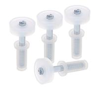 4 pezzi di ricambio di ricambio per porta a soffietto set di riparazione per porta a soffietto Bi porta superiore ruota di guida elastica