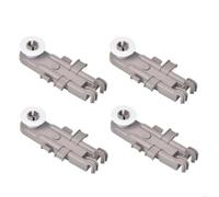 4 pezzi di ricambio efficaci for la ruota del cestello superiore della lavastoviglie, accessorio scorrevole for lavastoviglie for varie lavastoviglie