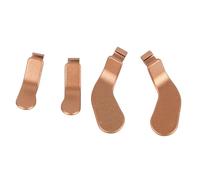 4 pezzi di ricambio for levette in metallo, levette for controller dal design semplice, for Microsoft, for Xbox One for Elite Controller Series 2, for 1797(Gold)