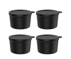 4 pezzi di ricambio in silicone for ghiaccio e coperchio, compatibile con KitchenAid Ice Shaver Molds, Shaver Cups, Snow Cone, Shave Ice Stand Mixer