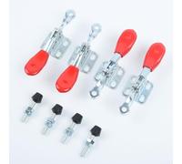 4 pezzi di ricambio per maniglie a levetta per GH-201A strumento a sgancio rapido orizzontale attuatore a leva manuale in metallo per fissaggio industriale