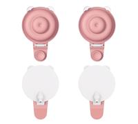 4 pezzi di ricambio per tiralatte M9 aggiornato, tra cui 4 diaframmi a doppio strato per Momcozy flusso mobile aggiornato | Aggiornato M9, parti per l'allattamento al seno, diaframmi, 4 pezzi rossi