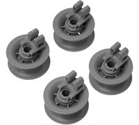 4 pezzi di rotella per lavastoviglie 00611666 per cestino superiore Kit di ruote compatibili con Bosch