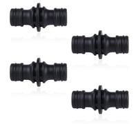 4 pezzi di rubinetto per tubo flessibile da giardinaggio centralina irrigazione 2 vie, tubo flessibile claber raccordo, adatto per adattatori per rubinetto (plastica ABS).
