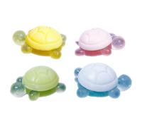 4 pezzi di sapone per bambini, sapone all'olio essenziale a forma di piccola tartaruga, bagno detergente profumato con ingredienti naturali, saponi per lavarsi le mani, viso, bagno per bambini