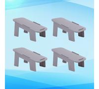 4 pezzi di scarpe a doppio scarpe creative shoestay household white