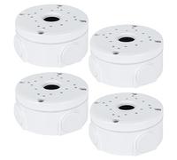 4 Pezzi di Scatola di Collegamento per Telecamera, Scatola Nascosta Semisferica per Supporto Webcam, Scatola di Montaggio per Telecamera di Sorveglianza, per Installazione di Telecamera a Proiettile e