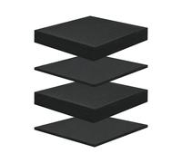 4 Pezzi di Schiuma Pick e Pluck 12 X 12 Pollici, Foglio di Schiuma di Poliuretano per Cassetta Degli Attrezzi, Cassetto Portaoggetti, Scatola Dei