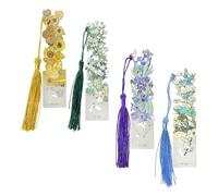 4 Pezzi Di Segnalibri Ad Olio E Pittura, Segnalibri In Metallo, Pagine Di Libri Creativi, Souvenir Da Viaggio, Regali Culturali E Creativi.