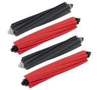 (4 pezzi) di spazzole a rullo Q5 Pro Q5 Pro+ compatibili con Roborock S8 Pro Ultra/ Q5 Pro/ Q5 Pro+/ Q8 Max/ Q8 Max+/ Q5 Max+ Q5 DuoRoller+, spazzole a doppio rullo, pezzi di ricambio per spazzole in