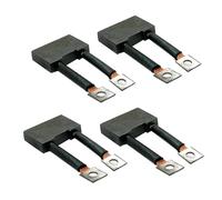 4 pezzi di spazzole di carbone for motore pompa olio idraulico for sollevamento e spostamento carrello elevatore 10 * 37 * 24