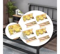 4 pezzi di staffe per sponde del letto in ferro, robuste, facili da