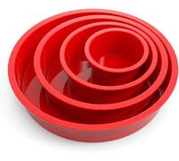 4 Pezzi Di Stampi in Silicone per Dolci, Antiaderenti, Rilascio Rapido, Tortiera