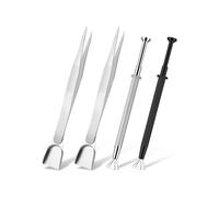 4 Pezzi di Strumenti per Piercing per Cambiare I Gioielli, Set di Strumenti per Piercing A 4 Artigli, per Decorare Torte, Porta Gemme di Diamanti