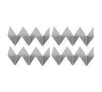 4 pezzi di supporti per tacos in acciaio inox a forma di W, supporto per tacos e griglia per pancake, vassoio verticale per la conservazione dei tacos da utilizzare per la