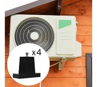 4 pezzi di supporto per piedini per compressore d'aria, mini base