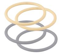 4 pezzi di supporto per tendine patellare cinghia ad alta compressione silicone patella con pattern anti-peeling comodo fit rotula ginocchio per la pallacanestro, calcio e tendine patellare in corsa
