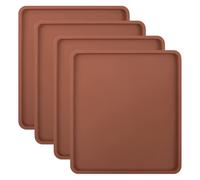4 pezzi di tappetini in silicone per essicatore con bordo - Compatibili con fogli in silicone