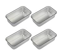 4 pezzi di teglia for plumcake in lega alluminio, teglie rettangolari antiaderenti for pane, utensili da cucina, sala pranzo