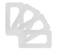 4 pezzi di toppa di riparazione per tavola SUP in PVC da 9 pollici, adattatore