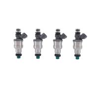 4 pezzi di ugelli for iniettori di carburante compatibili con Mazda 1.6L 1.8L 4CYL 1955002040 195500-2040 Set di 4 iniettori di carburante di ricambio for auto