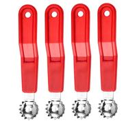 4 pezzi di utensili per togliere il torsolo del pomodoro, carotatore del pomodoro in acciaio inossidabile con comoda impugnatura, sgranatrice per fragole facile da pulire per frutta, ciliegia, anguri