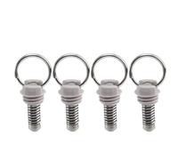 4 pezzi di valvola di sicurezza a sfera in plastica for fusti, valvola di rilascio del coperchio del fusto, valvola di sicurezza for fusti, valvola del coperchio del fusto di birra