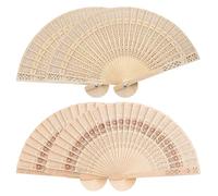 4 Pezzi Di Ventagli Cavi In Legno, Ventagli Pieghevoli Cavi, Ventagli Pieghevoli Manuali, Ventagli Pieghevoli Decorativi, Ventagli Classici Con Nappe, Adatti Per Matrimoni E Spettacoli