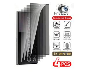 4 pezzi di vetro temperato per la privacy compatibile con Samsung Galaxy Z Fold 7 6 5 4 3, protezione schermo anti-spia compatibile con Z Fold7 Fold6 Fold5 Fold4 Fold3, vetro protettivo 9H Galaxy Z Fo