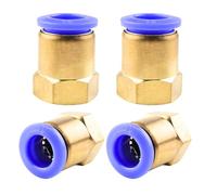 4 pezzi diametro esterno tubo 14 mm x 3/8" filettatura interna PT raccordo diritto, raccordo pneumatico, raccordi per tubi dritti per collegamento pneumatico
