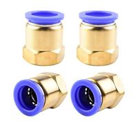 4 pezzi diametro esterno tubo 16 mm x 1/4" filettatura interna PT raccordo diritto, raccordo pneumatico, raccordi dritti per il collegamento pneumatico