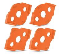 4 Pezzi Dima per Fresatrice Verticale Radius, Radius Quick Jig per la Lavorazione del Legno,Routing Templates for Router, for Woodworking Tool (R5 R10 R15 R20 R25 R30 R35 R40)