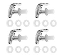 4 Pezzi Dispenser Acqua Rubinetto Plastica Rubinetto Di Ricambio In Plastica A Scatto Per Acqua Riutilizzabile,Beverage Dispenser Replacement Spigot Adatto Per Succhi, Birre, Bevande E Vini- 16.5mm