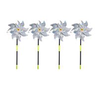 4 Pezzi Dissuasore Uccelli A Forma Di Mulino A Vento Riflettente