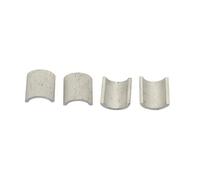 4 Pezzi Distanziali Manubrio Moto Eurowagens 22mm-28mm Kit Supporti