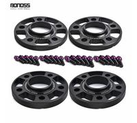 4 pezzi distanziali ruota 15 mm/20 mm 5x112 neri 5 alette per Lamborghini Gal...